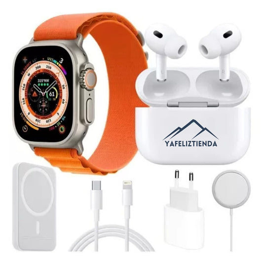 COMBO: Smart Watch + Audifonos + Power Bank