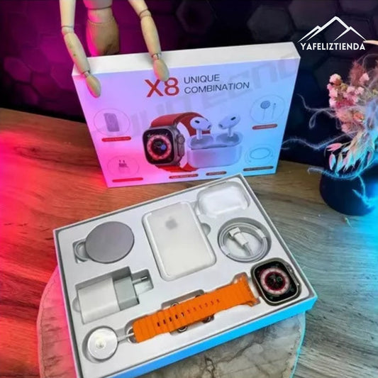 COMBO: Smart Watch + Audifonos + Power Bank